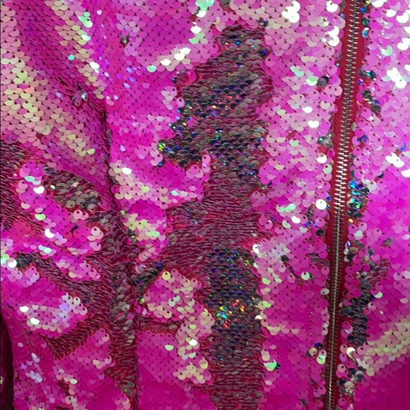 Drape Sequin Dress  Reversible Sequin - Picture 8 of 11